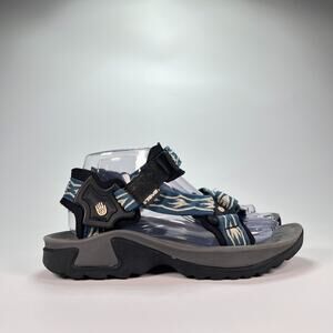 Teva Stratum Sandals Black Blue Hiking Outdoor Adjustable 6430 Women’s Size 8